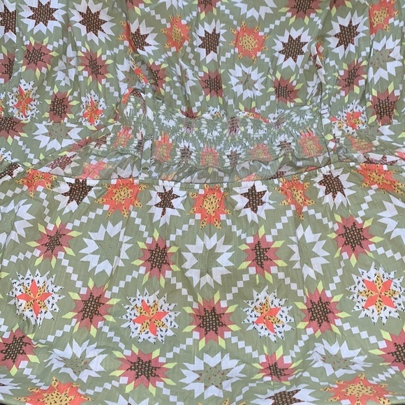 Universal Thread Women's Plus Size Quilted Sleeveless Tiered Dress- Green - Picture 6 of 15